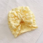 婴儿头巾厂家-新款女婴幼儿软帽大蝴蝶结印度头巾