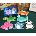 木质拼图供应商-批发60片卡通铁盒拼图教育玩具