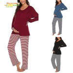 孕妇睡衣厂家-孕妇晚礼服冬季优雅睡衣