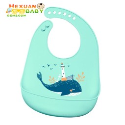 婴儿碗套装供应商-多设计柔软防水硅胶餐垫配按扣