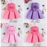 儿童公主连衣裙工厂-欧美风格正式配超大荷叶边