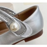 韩版鞋工厂-新款春秋儿童派对鞋软底花卉