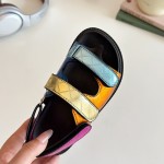 儿童凉鞋供应商-2025夏季多功能彩色凉鞋橡胶底时尚