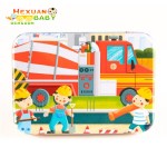 字母拼图供应商-3D数字拼图玩具教育拼图木质儿童