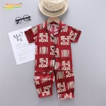 儿童睡衣工厂-3岁套装素色睡衣丝绸儿童