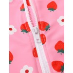 女孩泳衣供应商-3件装泳衣高腰比基尼套装防紫外线