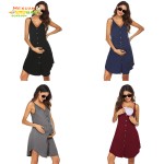 女士睡衣套装工厂-孕妇护理裤套装柔软孕期哺乳