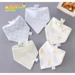 婴儿毛巾供应商-口水棉质三角毛巾围兜纱布口水巾