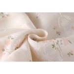 婴儿连体衣套装厂家-配发带花卉印花飞袖连体衣0-24个月