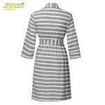 孕妇上衣厂家-批发定制棉质纯色圆领服装