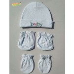 婴儿发带工厂-弹性发带十字印花蝴蝶结儿童头巾2件套