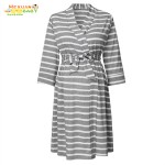 孕妇上衣厂家-批发定制棉质纯色圆领服装