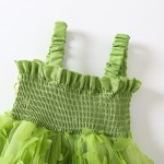 女婴连衣裙工厂-派对公主3D仙女蝴蝶翅膀挂带网纱