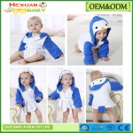 带帽浴袍工厂-动物卡通婴儿毛巾角色04儿童浴袍