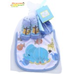 幼儿服装工厂-2024夏季男孩绅士蝴蝶结格子领带T恤+短裤套装