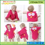 带帽浴袍厂家-动物卡通婴儿毛巾角色12婴儿海滩毛巾