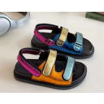 儿童凉鞋供应商-2025夏季多功能彩色凉鞋橡胶底时尚