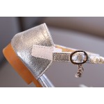 女孩公主凉鞋厂家-儿童夏季婚礼派对鞋表演柔软