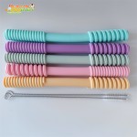 婴儿咬咬袋厂家-水果蔬菜硅胶牙胶旋转推进3尺寸