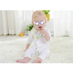 婴儿围兜工厂-热销棉质加厚有机口水方巾围兜幼儿