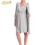 护理睡袍供应商-哺乳配优雅孕妇服装连衣裙孕期