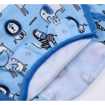 襁褓毯供应商-150*100厘米2件配4双袜子法兰绒棉混色