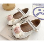 韩版鞋工厂-新款春秋儿童派对鞋软底花卉
