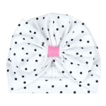 儿童帽厂家-新款华夫饼帽子甜甜圈印度头巾针织球头发蝴蝶结