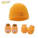 新生儿套装厂家-代工个性化设计婴儿帽和手套针织套装