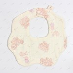 婴儿围嘴供应商-超强吸收花卉印花三角巾