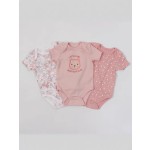 婴儿连体衣工厂-纯棉短袖三件套