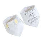 婴儿围嘴供应商-婴儿精梳棉三角巾套装