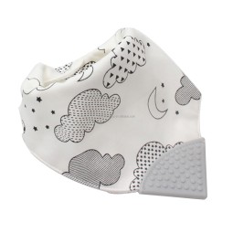 新生儿喂养套装工厂-柔软棉纱围嘴三角巾