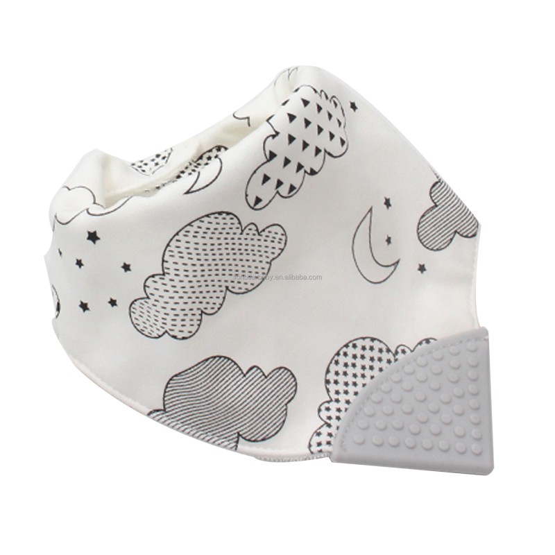 新生儿喂养套装工厂-柔软棉纱围嘴三角巾