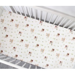 床单生产厂家-柔软透气竹纤维印花