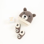 儿童冬季套装生产厂家-柔软温暖羊毛针织帽彩色