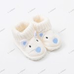 婴儿鞋供应商-手工钩编动物花朵靴