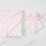 床上用品套装供应商-毛绒法兰绒被植物动物图案