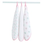 婴儿毛巾工厂-动物印花棉纱洗涤衣物