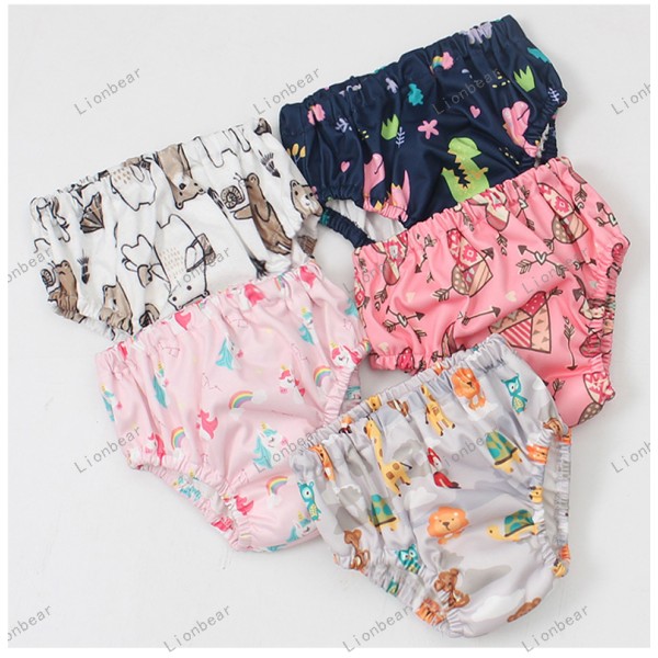 游泳尿裤供应商-可重复使用印花防水训练