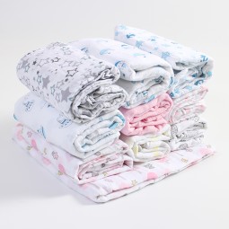 睡袋供应商-有机棉纱襁褓可水洗设计