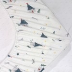 床单套装工厂-柔软竹纤维氨纶编织婴儿床