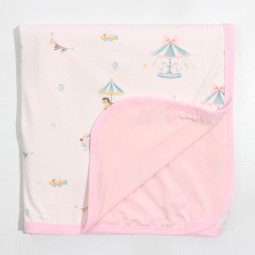 睡眠毯工厂-可定制印花竹纤维被