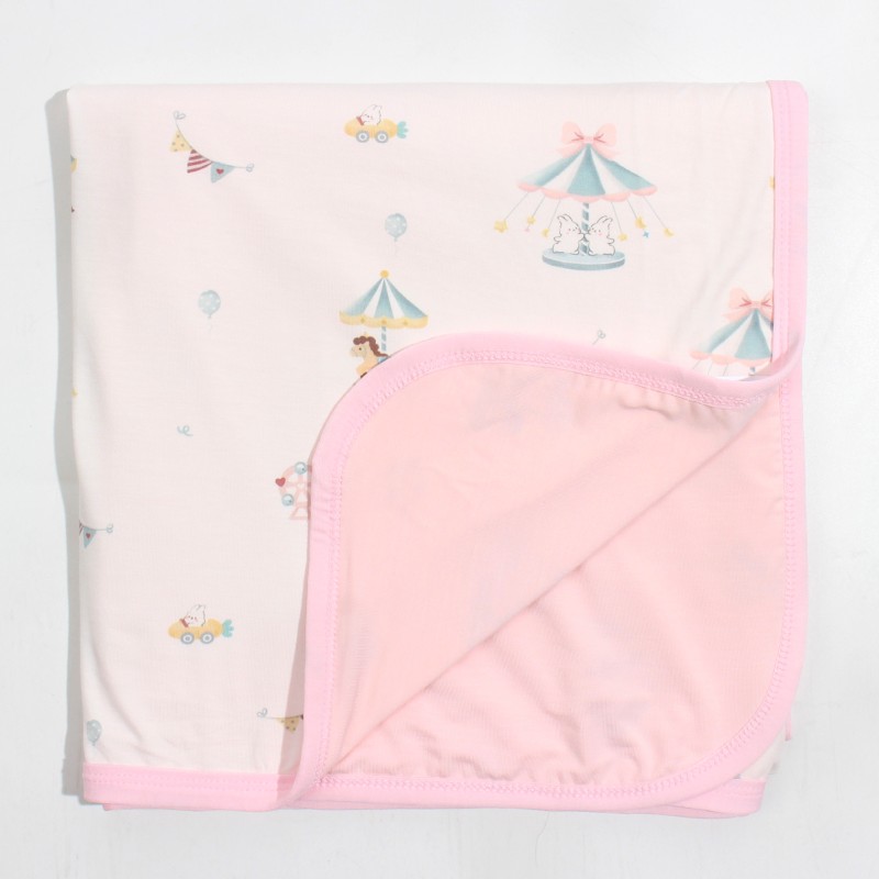 睡眠毯工厂-可定制印花竹纤维被