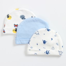 婴儿帽供应商-糖果色3件套全季男女通用