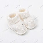 婴儿鞋供应商-手工钩编动物花朵靴