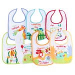 婴儿围嘴生产厂家-7件防水棉质三角口水巾