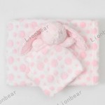 床上用品套装供应商-毛绒法兰绒被植物动物图案