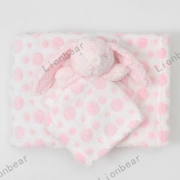 床上用品套装供应商-毛绒法兰绒被植物动物图案