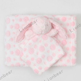 床上用品套装供应商-毛绒法兰绒被植物动物图案